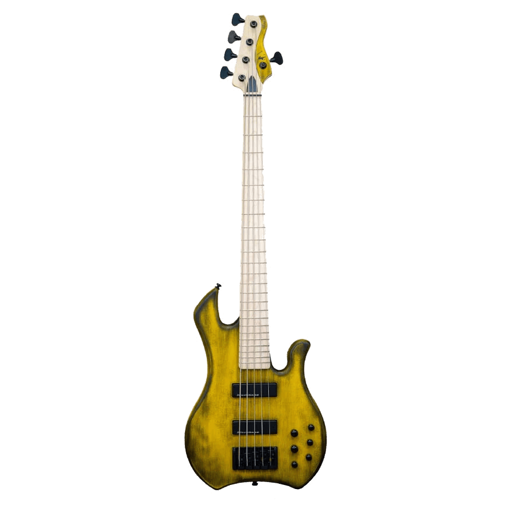 Markbass MB Kimandu Old Yellow 5-String BK Maple Basgitaar