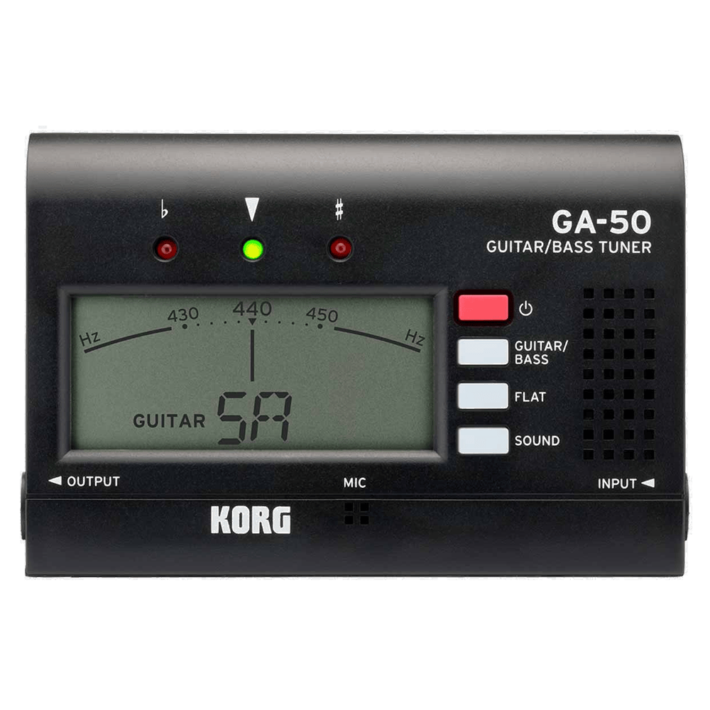 Korg GA50 Stemapparaat gitaar/bass zwart