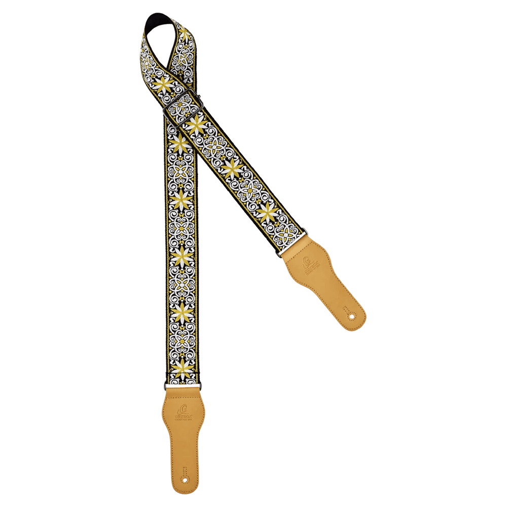 Ortega OCS-560 Gitaar Strap Classic Yellow