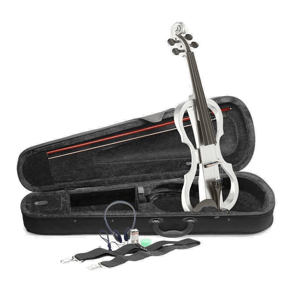 Stagg EVN X-4/4 WH Elektrische viool wit