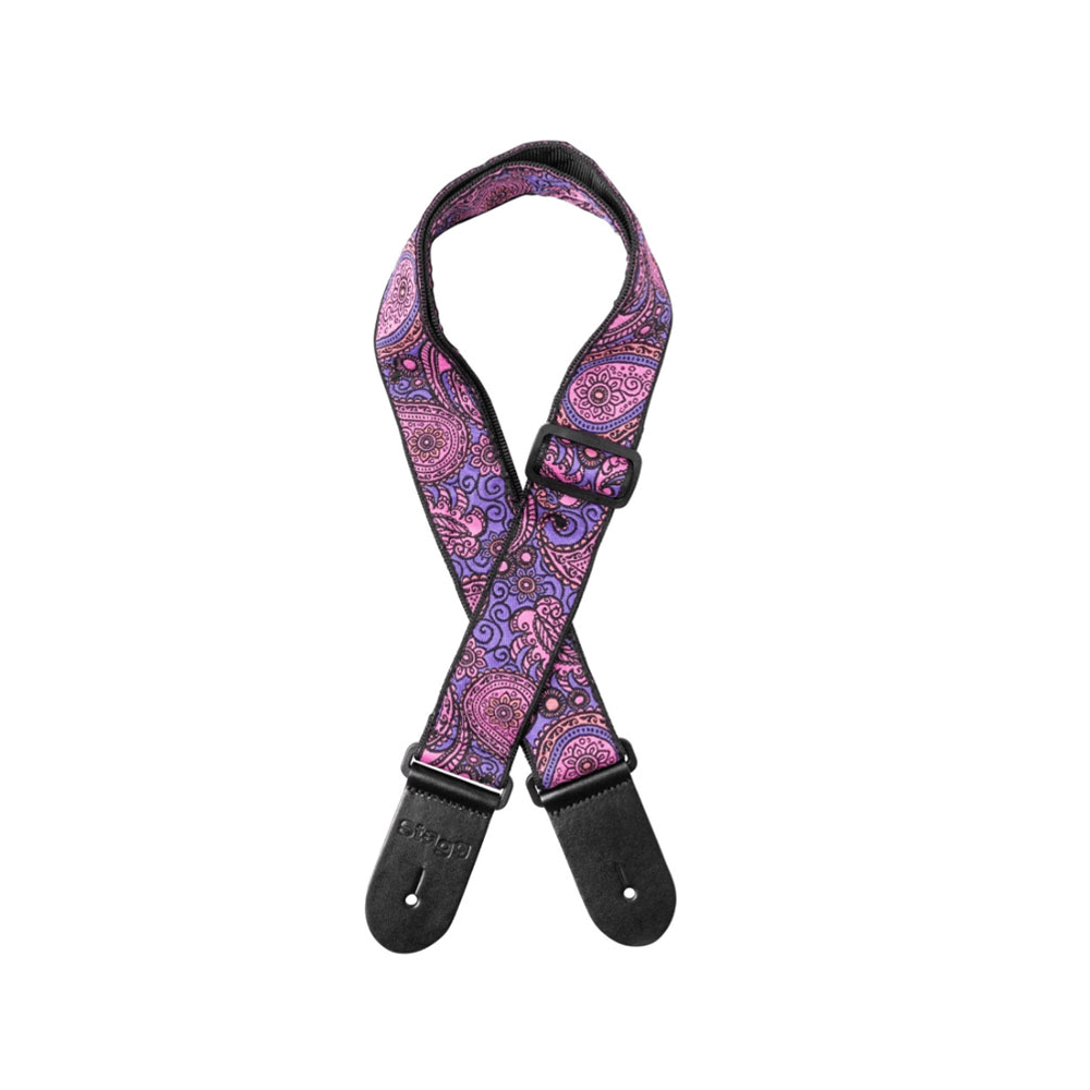 Stagg SWO-P SLY1 PNK- Gitaarband Pink