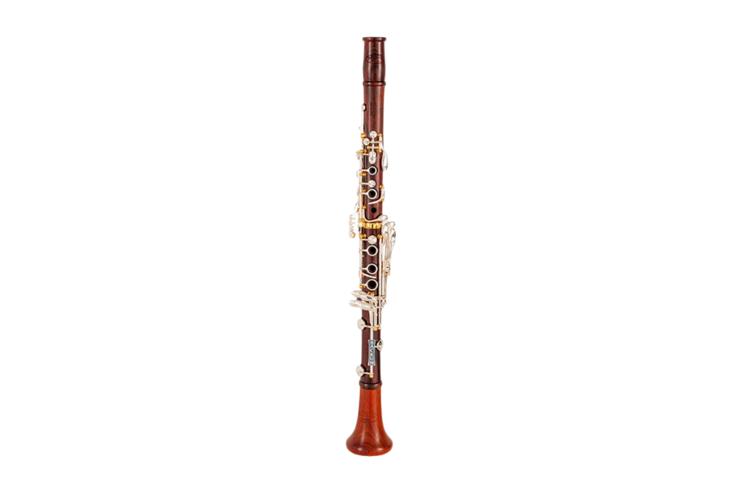 Backun Protege G1 Bb Klarinet - Cocobolo Silver keys with Gold Posts