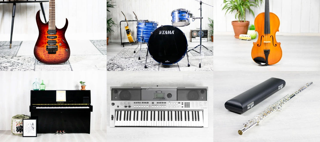 De top 10 populairste muziekinstrumenten