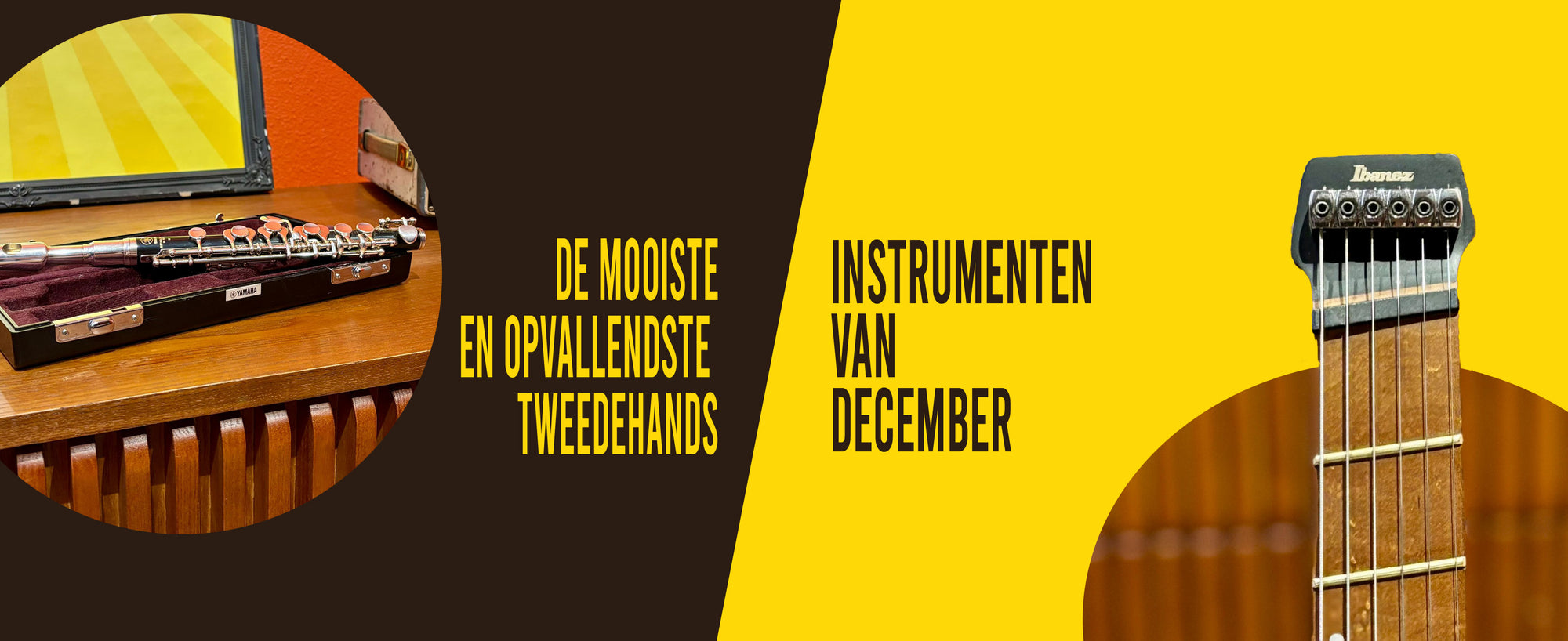 De mooiste en opvallendste tweedehands muziekinstrumenten van december