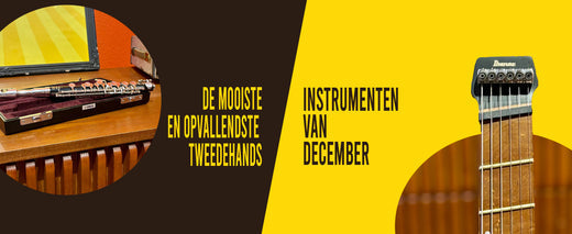 De mooiste en opvallendste tweedehands muziekinstrumenten van december 2024