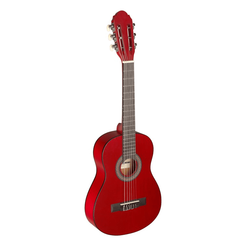 Klassieke gitaar starterset 1/4 Rood