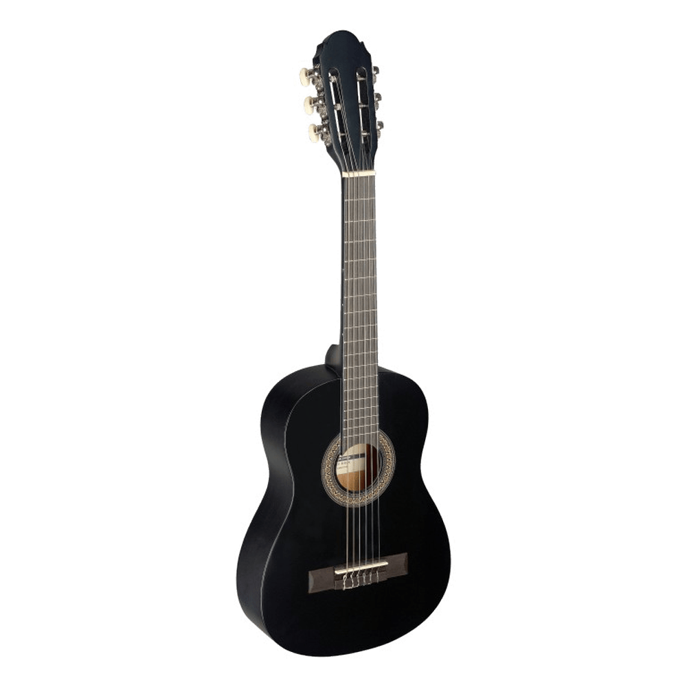 Klassieke gitaar starterset 1/4 Zwart