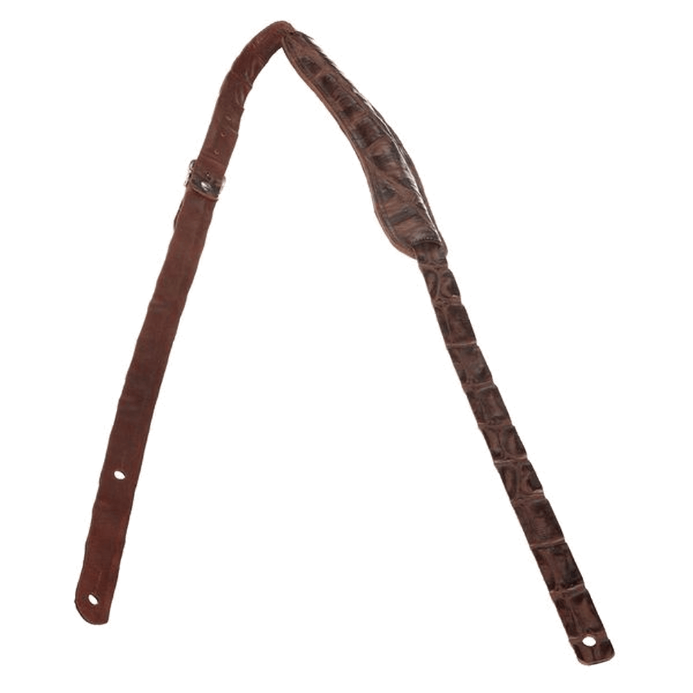 RICHTER Slim Deluxe Guitar Strap Croco Natural - 1024