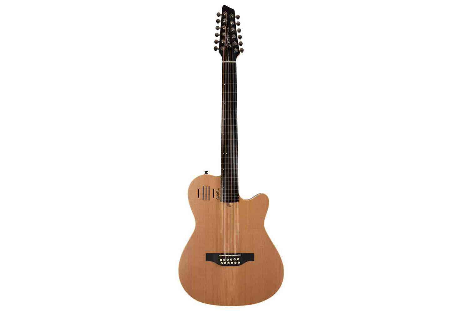 Godin A12 Natural SG - 12-String NT SG Natural Semigloss- Finish