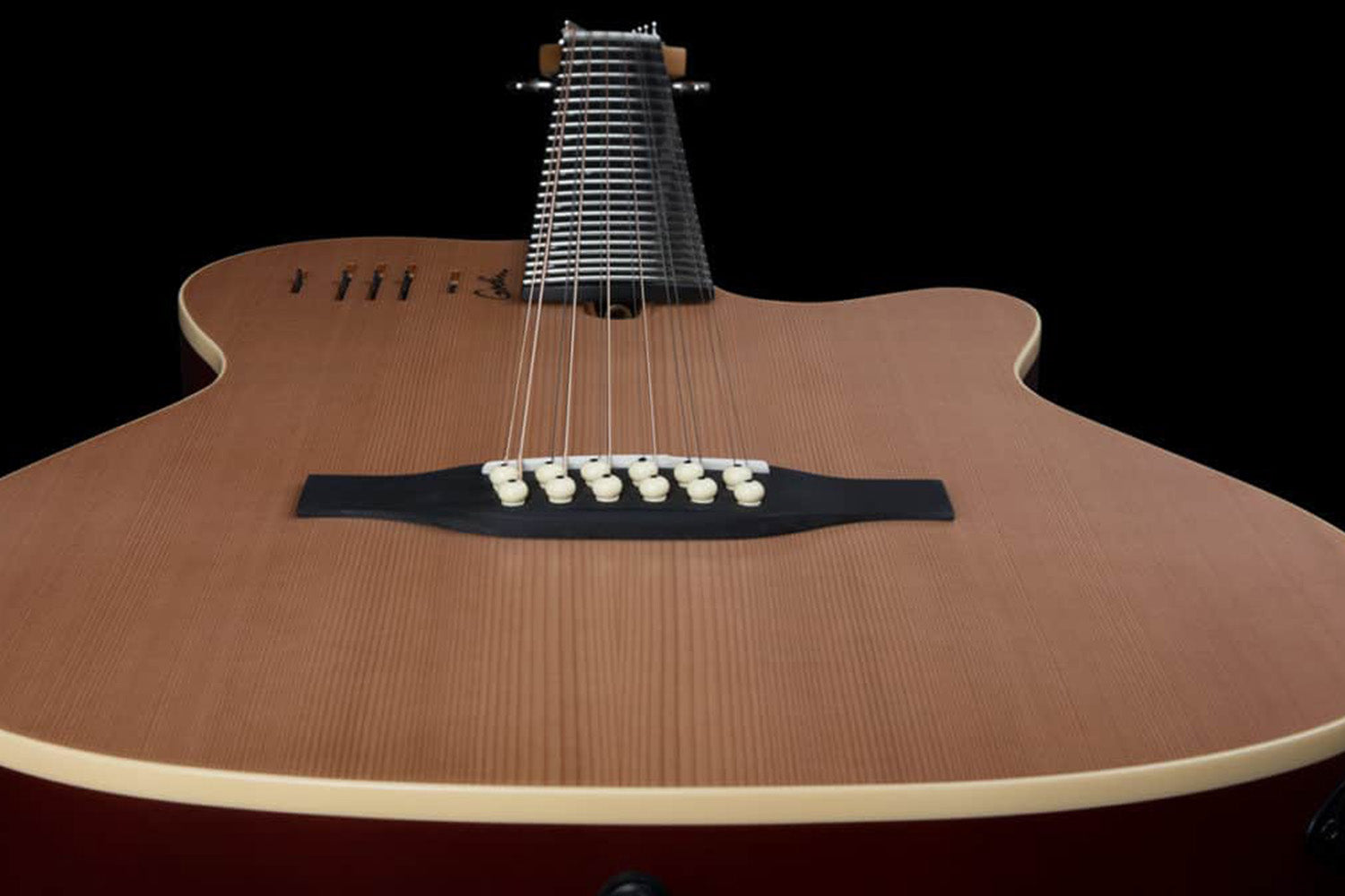 Godin A12 Natural SG - 12-String NT SG Natural Semigloss- Finish