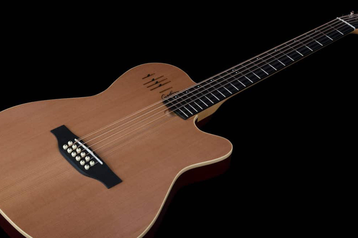 Godin A12 Natural SG - 12-String NT SG Natural Semigloss- Finish