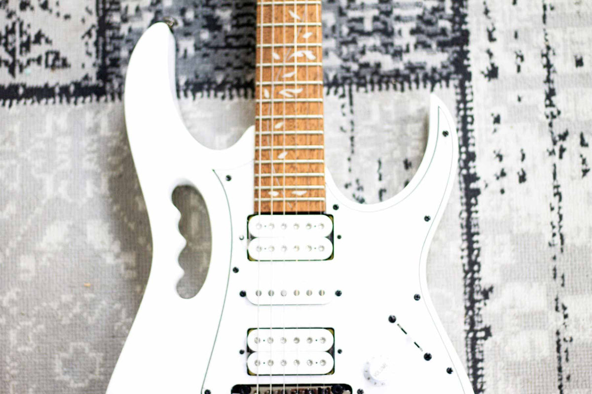 Ibanez JEMJR Steve Vai Signature elektrische gitaar White (5457945002148)