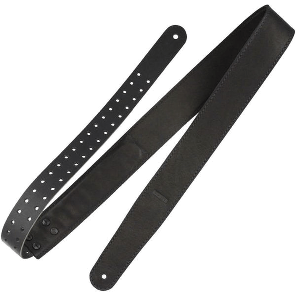 RICHTER Raw IV Nappa Guitar Strap Black - 1504
