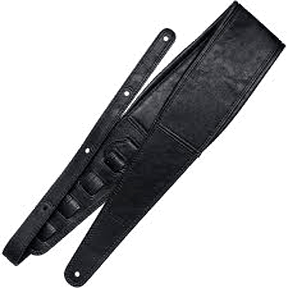 RICHTER Springbreak III Leatherette Guitar Strap Black - 1675