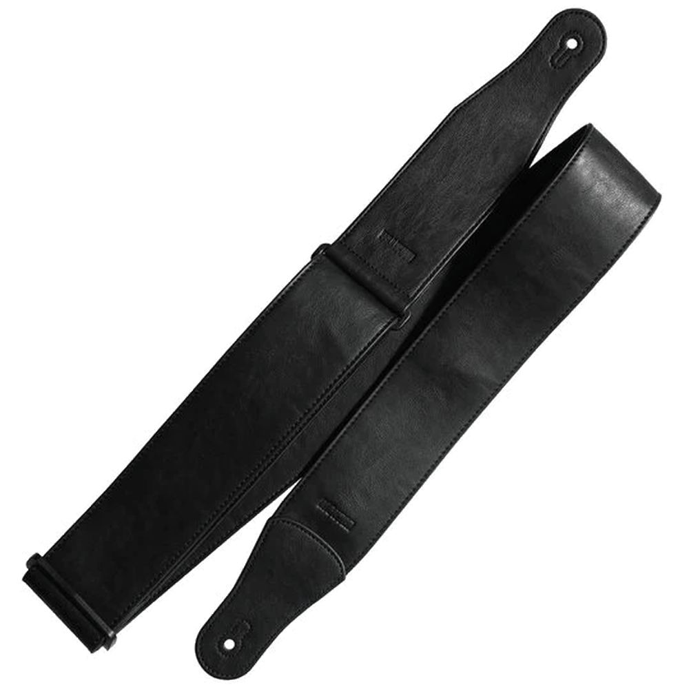 RICHTER Stronghold II Leatherette Guitar Strap Black - 1682
