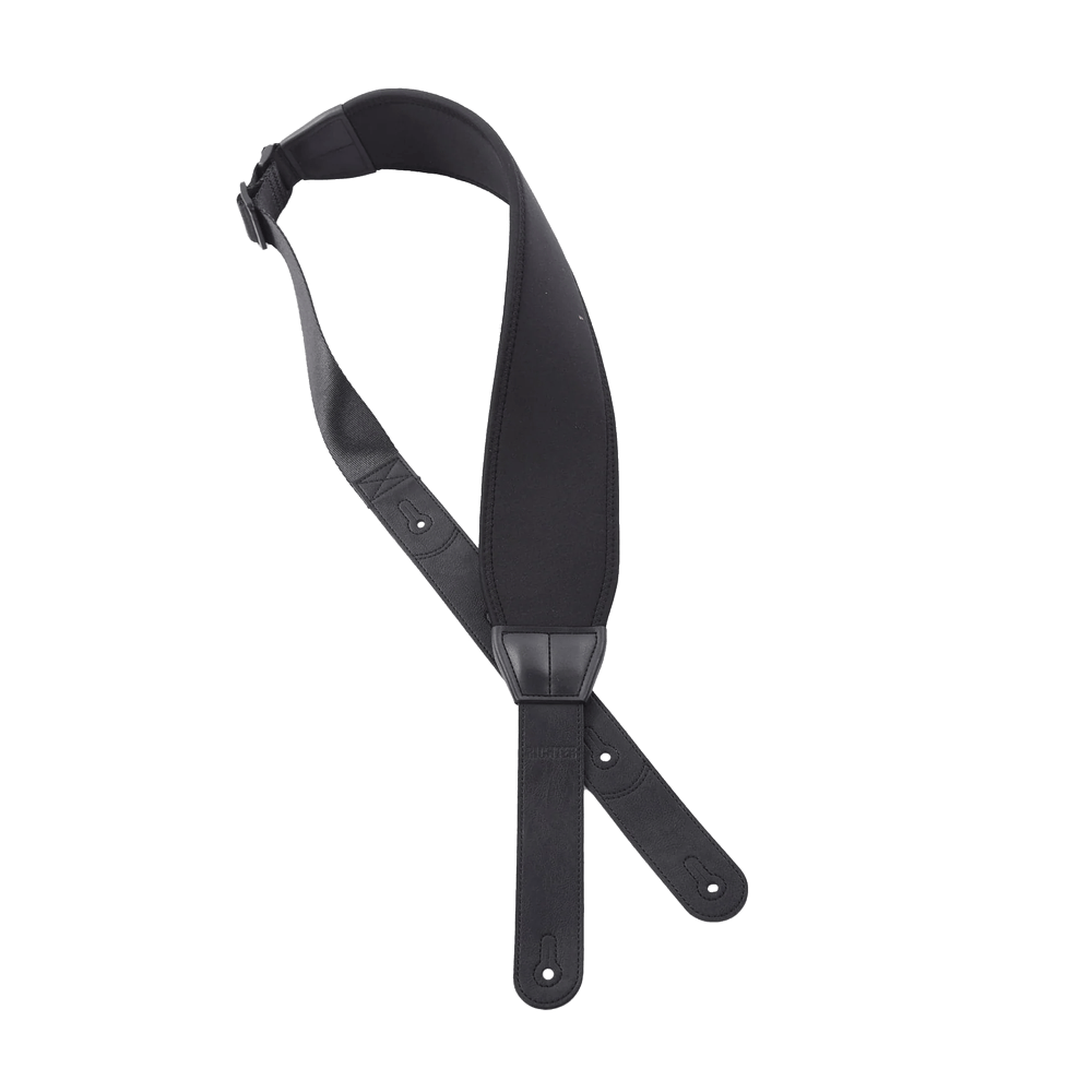 RICHTER Ultra Comfort Ergo Strap Guitar Strap Black - 1794
