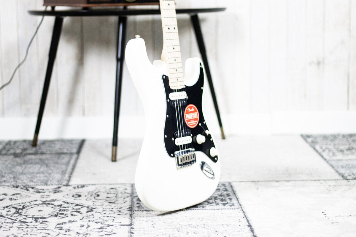 Squier Contemporary HH Stratocaster Pearl White (5451873157284)
