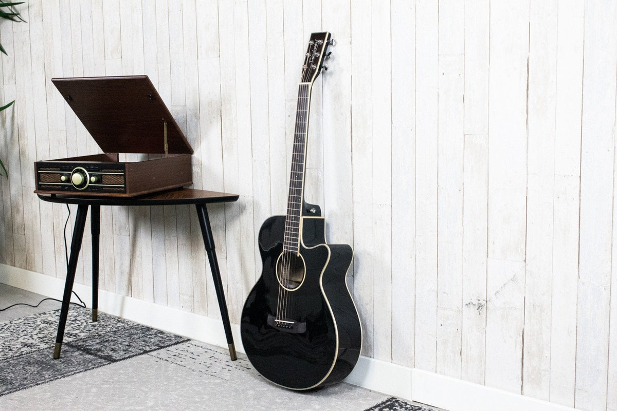 Tanglewood Winterleaf TW4-E Black (5379357474980)