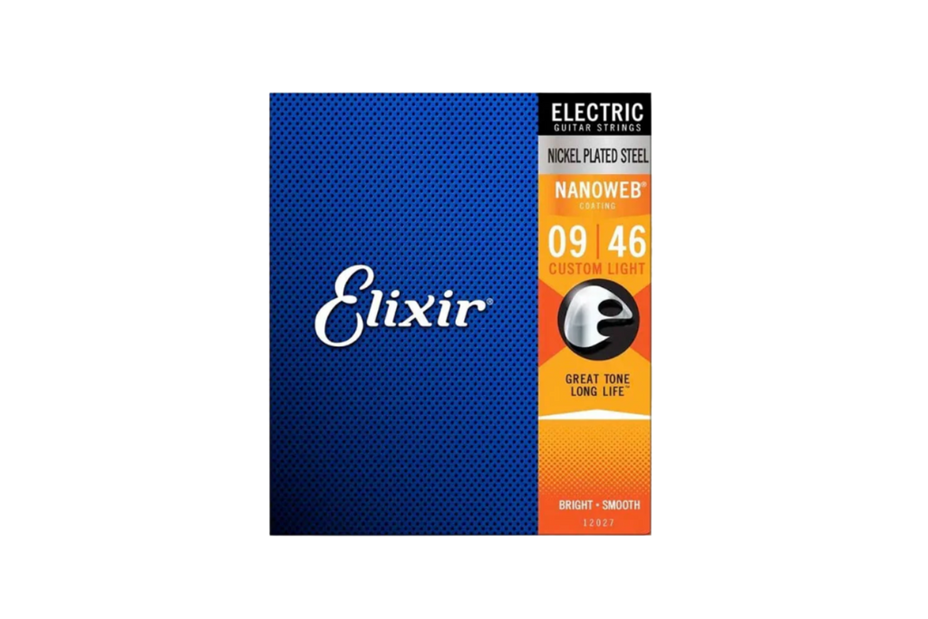 Elixir 12027 Nanoweb Nickel Plated 009-046