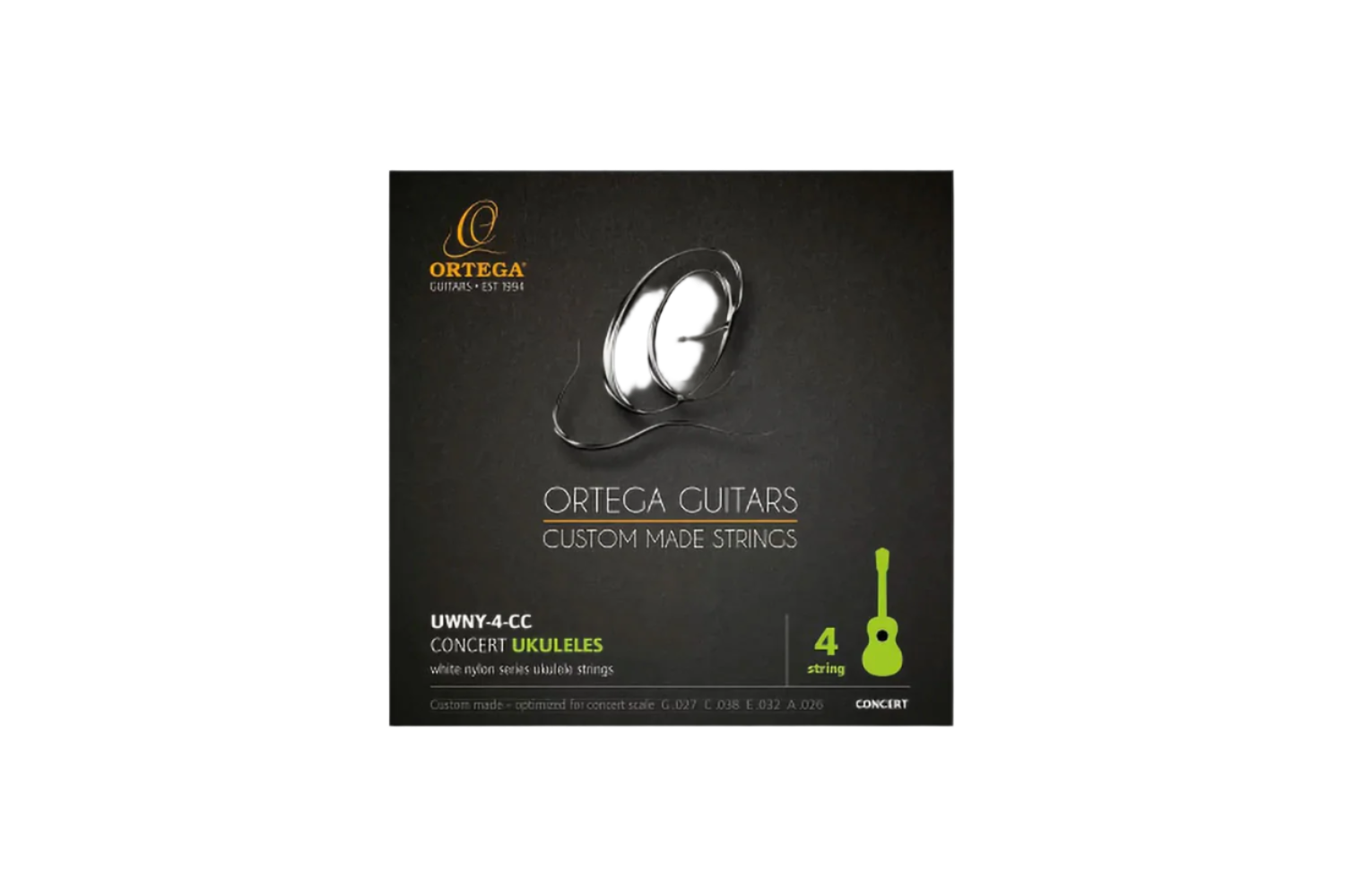 Ortega Concert Ukulele Snaren UWNY-4-CC