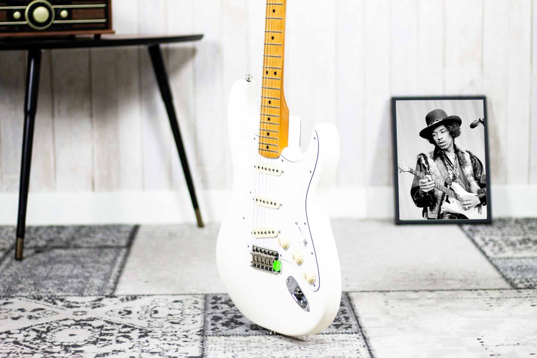 Fender Jimi Hendrix Stratocaster MN Olympic White (5482088759460)