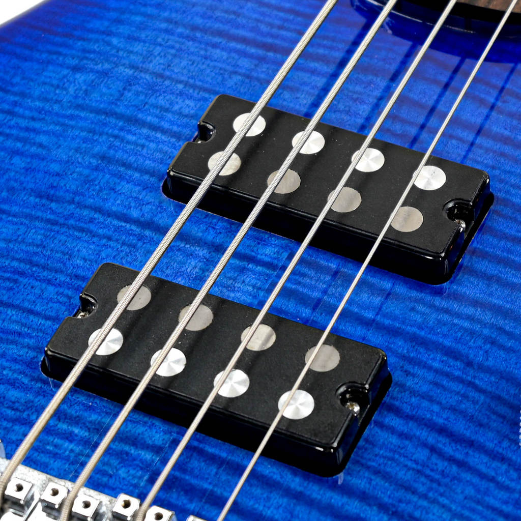 PRS Kingfisher Bas Blue Wrap Around Burst