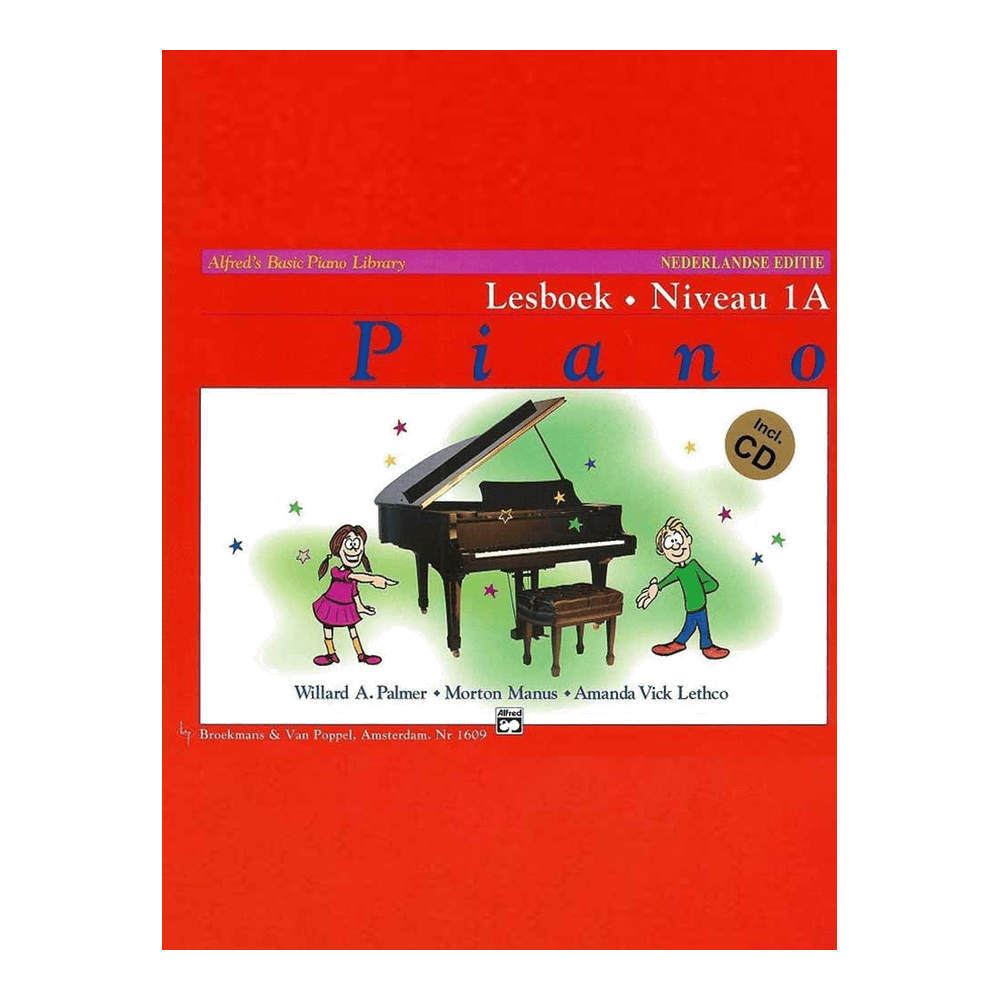 Alfred's Basic Piano Library Lesboek Niveau 1A