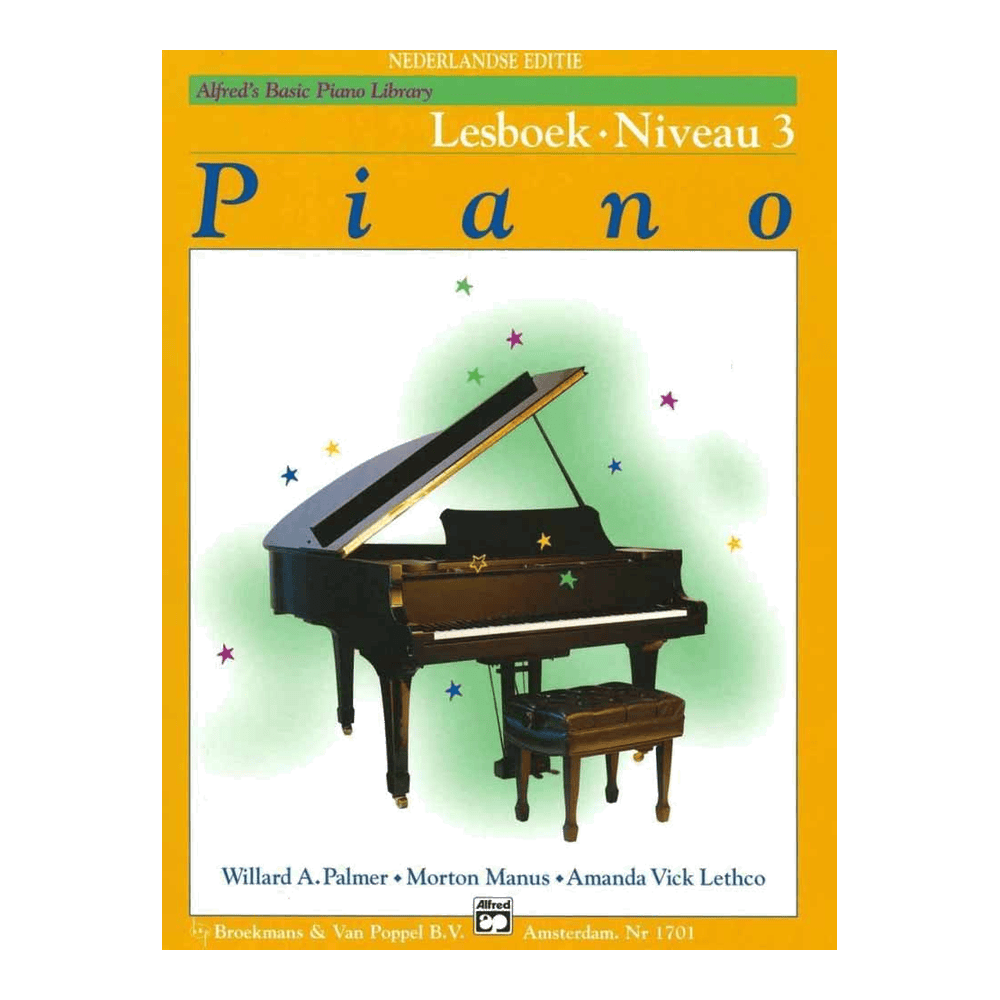 Alfred&#39;s Basic Piano Library Lesboek Niveau 3