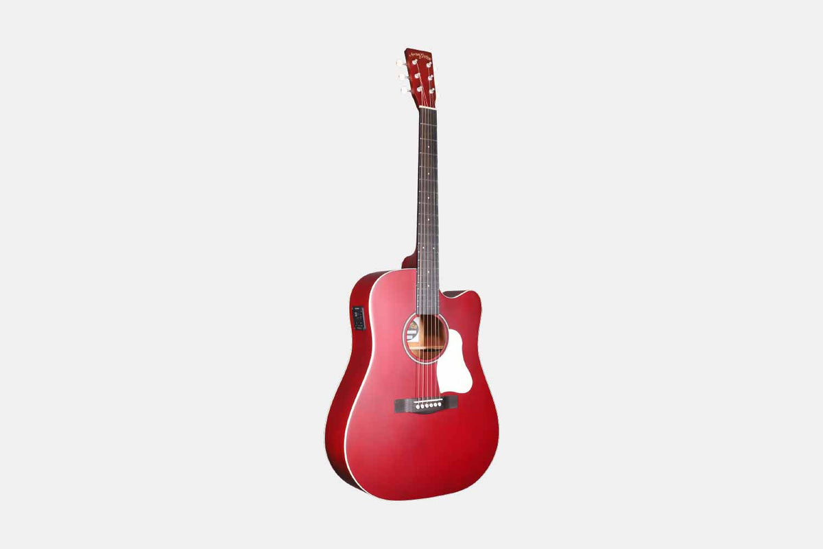 Anchor New York RED CW AE Semi-Akoestische gitaar