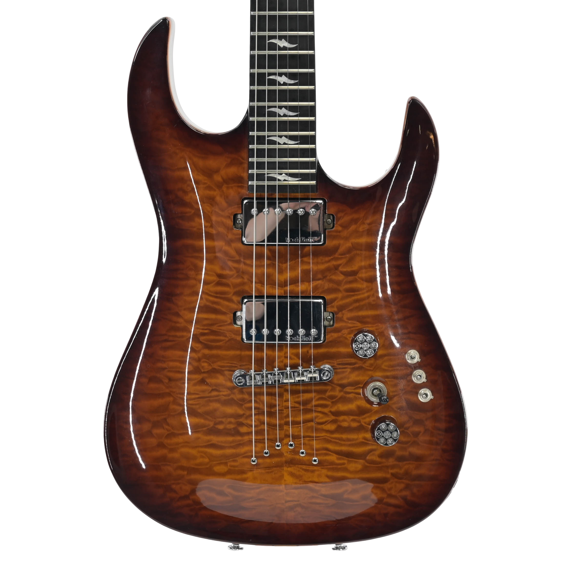 B.C.Rich QX6 Assassin Flamed maple, amber sunburst Pre-Owned