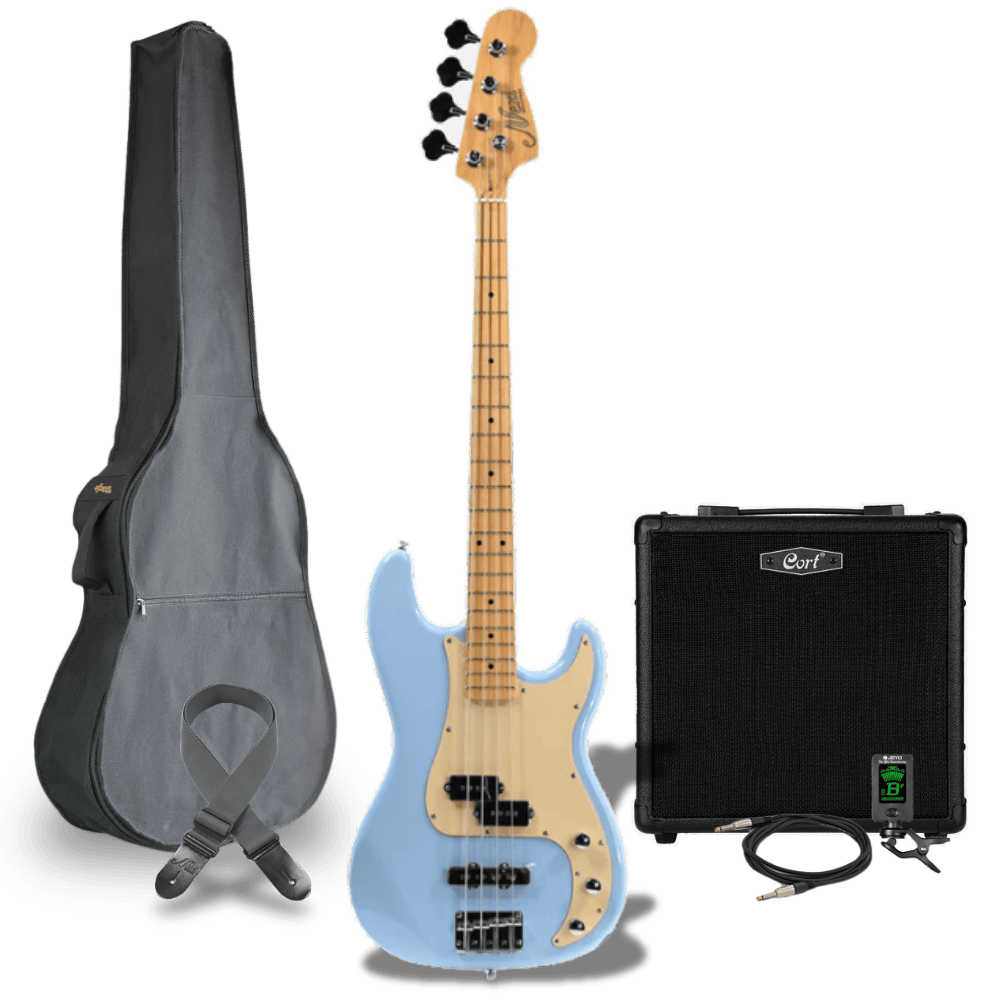 Basgitaar starterset P-Bass Blauw