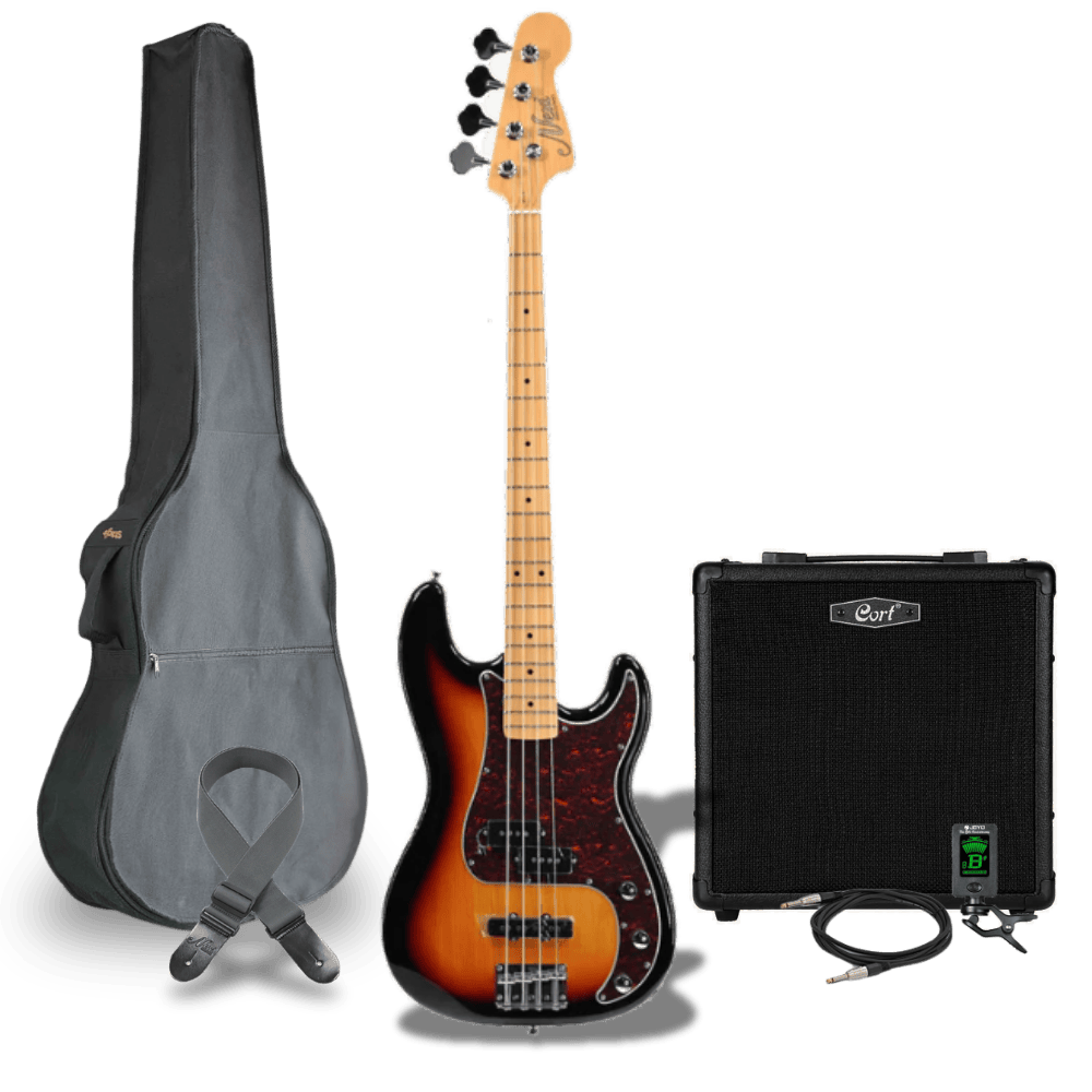 Basgitaar starterset P-Bass Sunburst