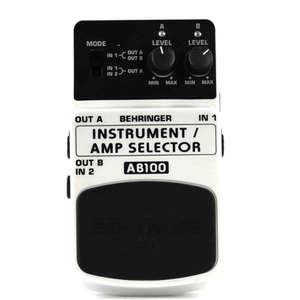 Behringer AB100 Instrument Amp Selector  Gitaareffect