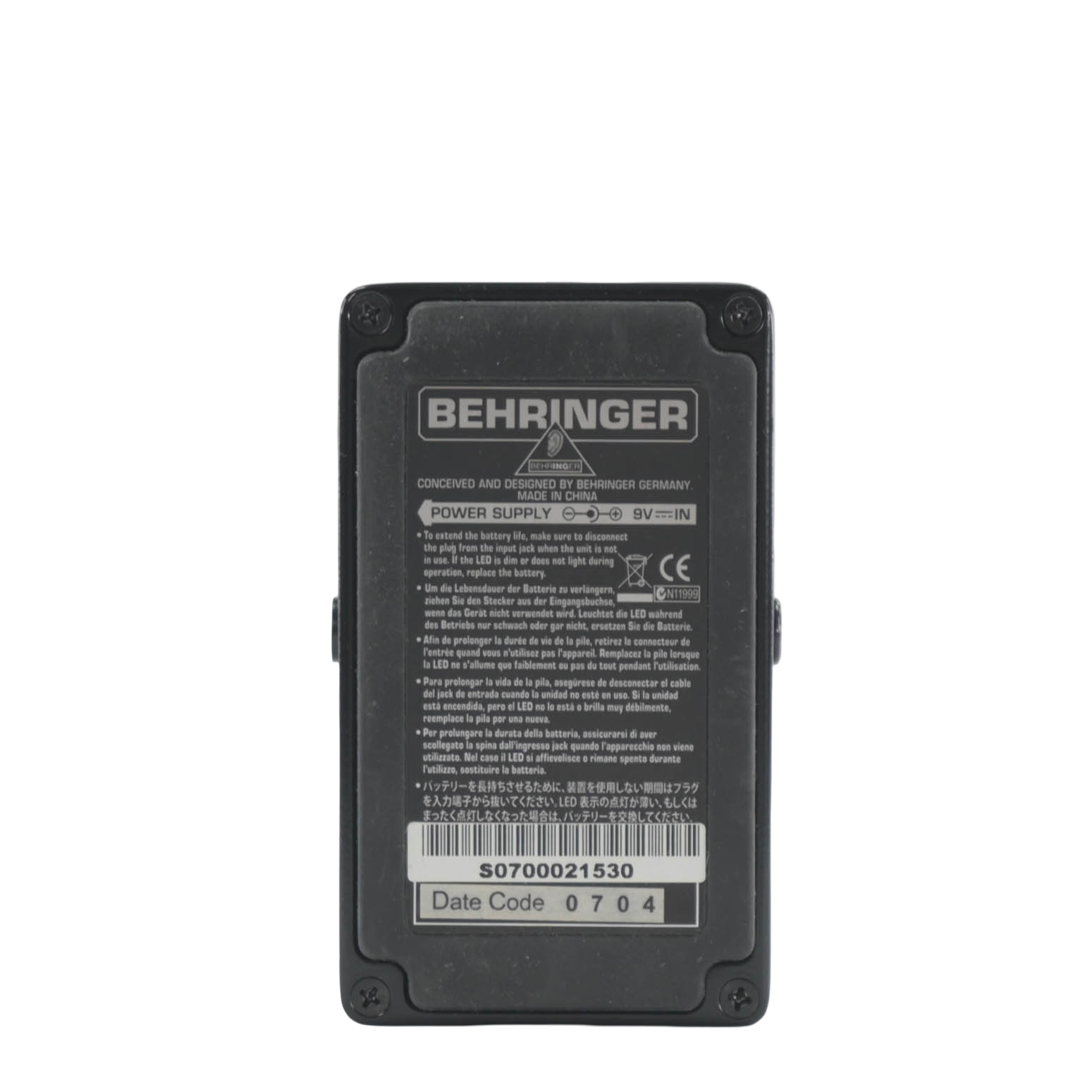 Behringer DC9 Dynamics Compressor