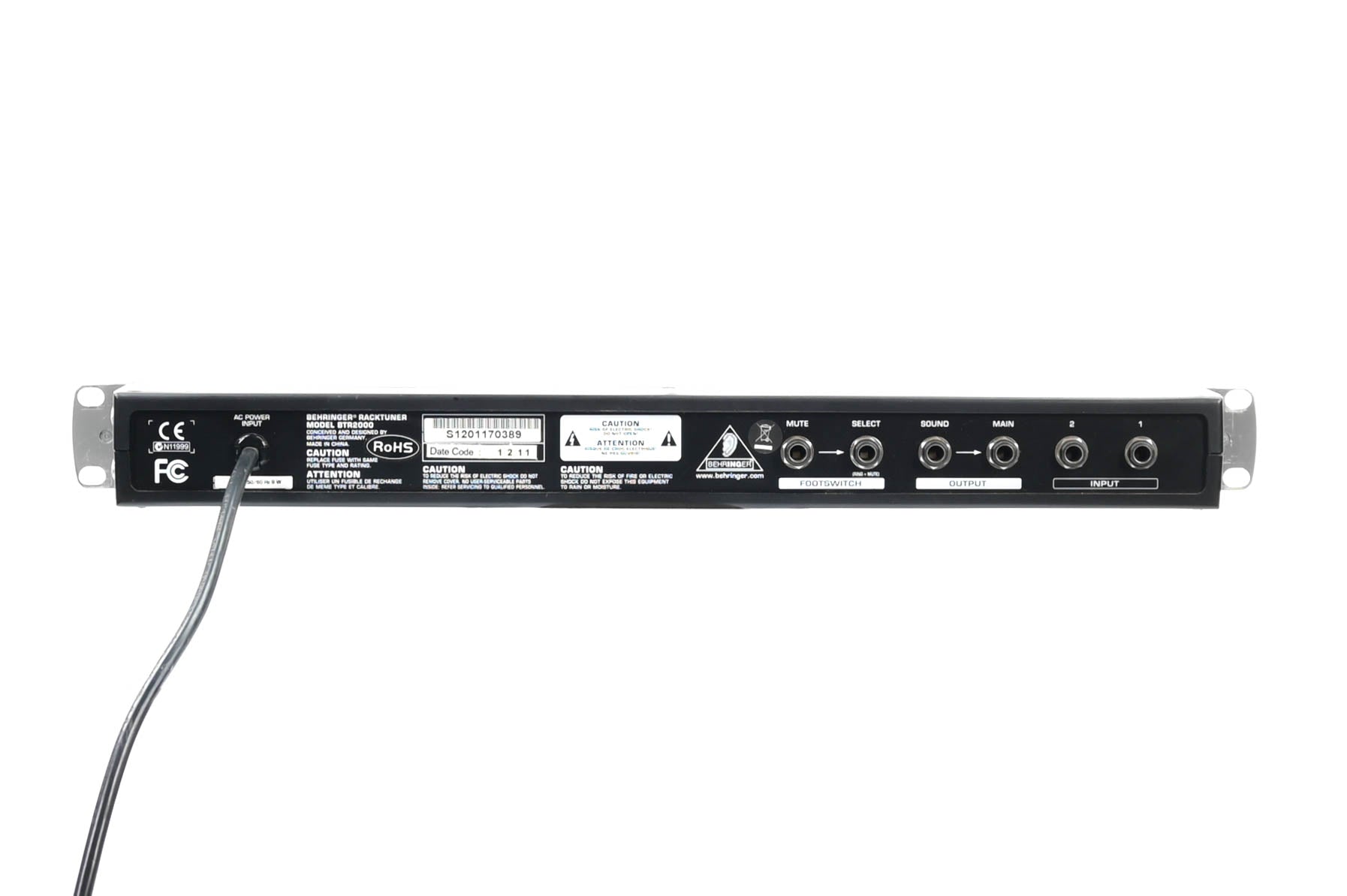 Behringer High-Performance Racktuner