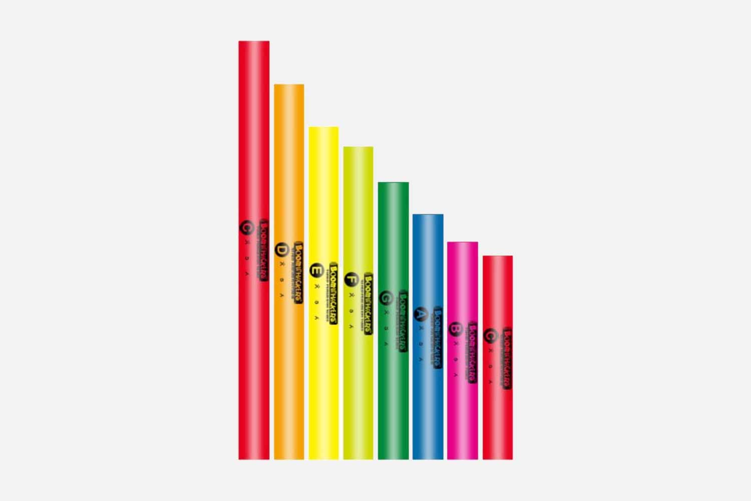 Boomwhackers diatonisch set (5463425581220)