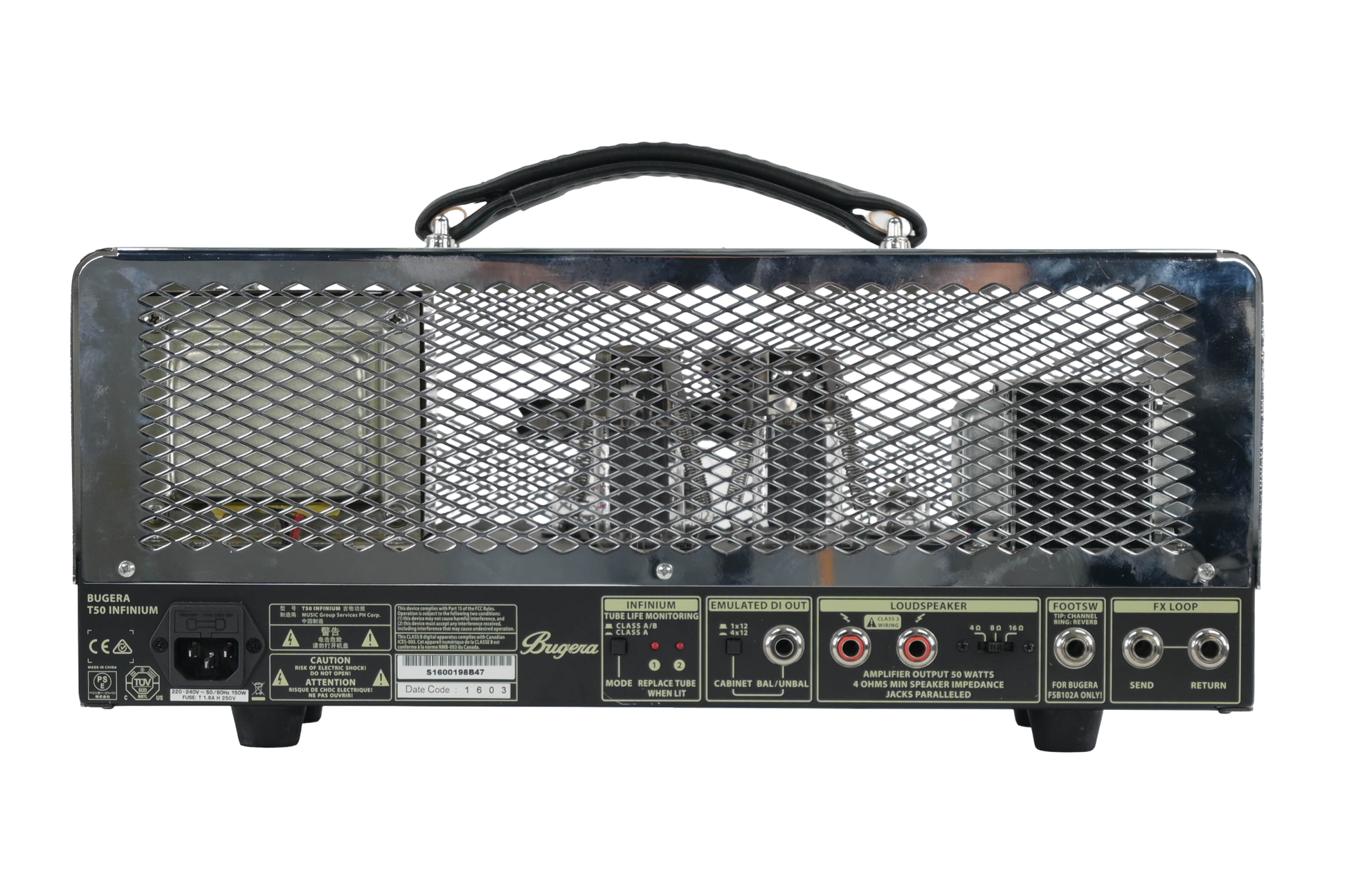Bugera T50-INFINIUM 50w Tube Amp Head Pre-Owned