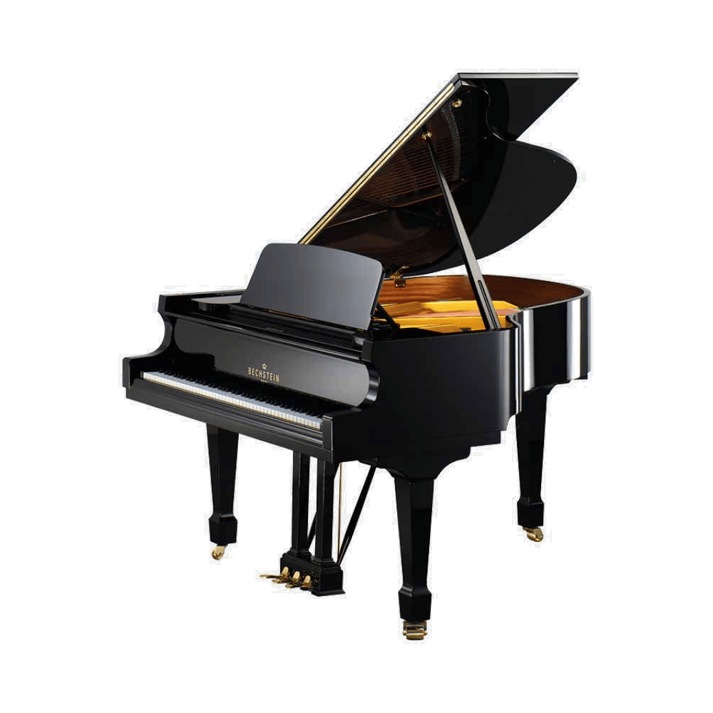 C. Bechstein A-175 Zwart Hoogglans Vleugel