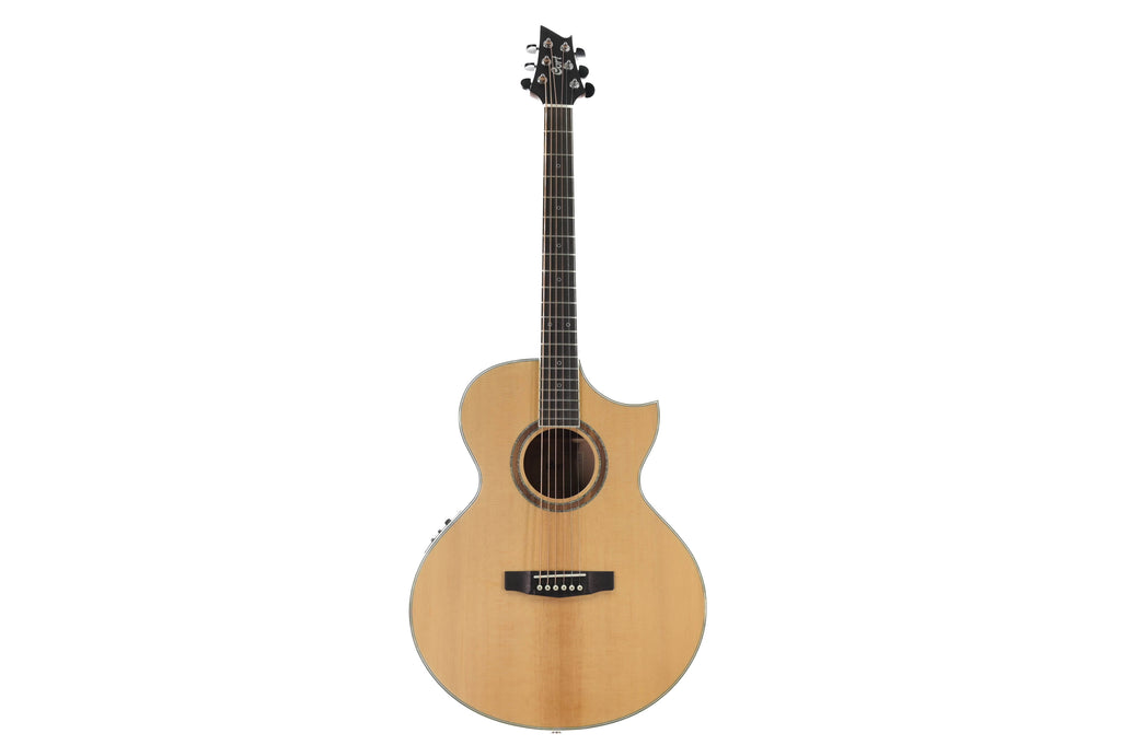 Cort NDX Baritone  Natural semi akoestische gitaar