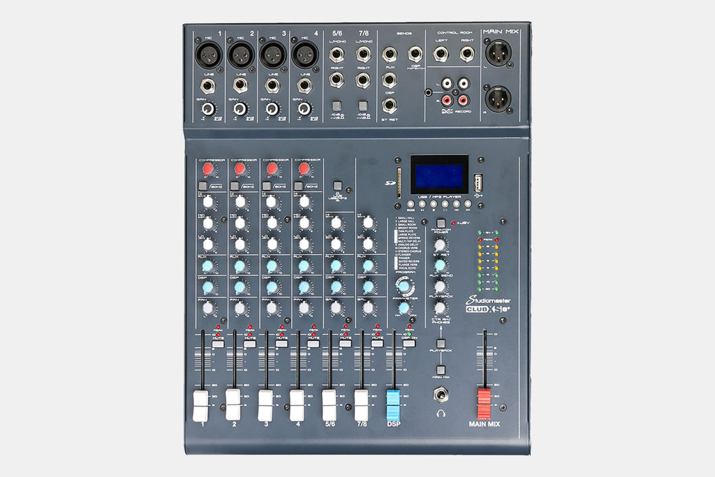 Studiomaster CLUB XS8+ Mengtafel - 6 kanaals