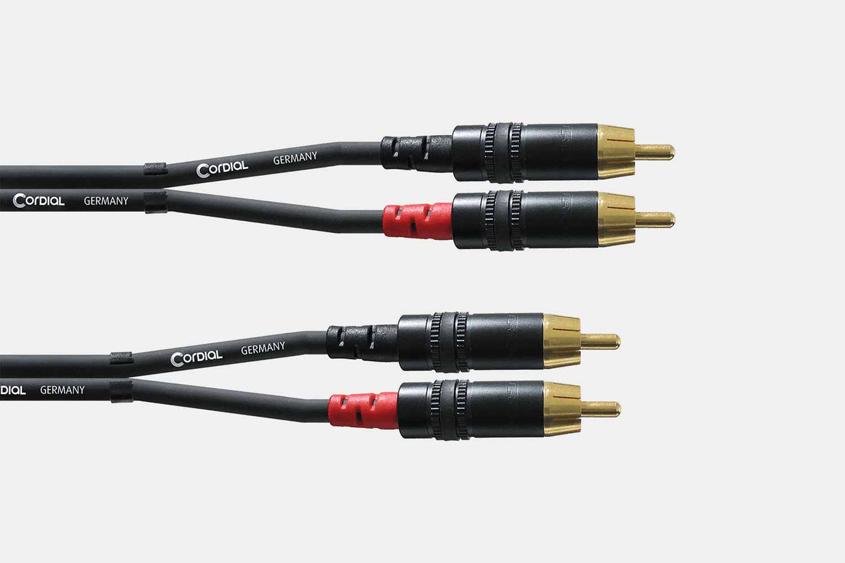 Cordial CFU3 PC 2x RCA-2x Jack 3 meter