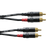 Cordial CFU3 PC 2x RCA-2x Jack 3 meter