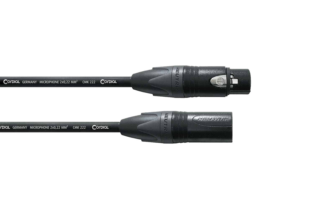 Cordial CPM 1,5 FM Microfoonkabel XLR-XLR 1,5 meter - Peak serie