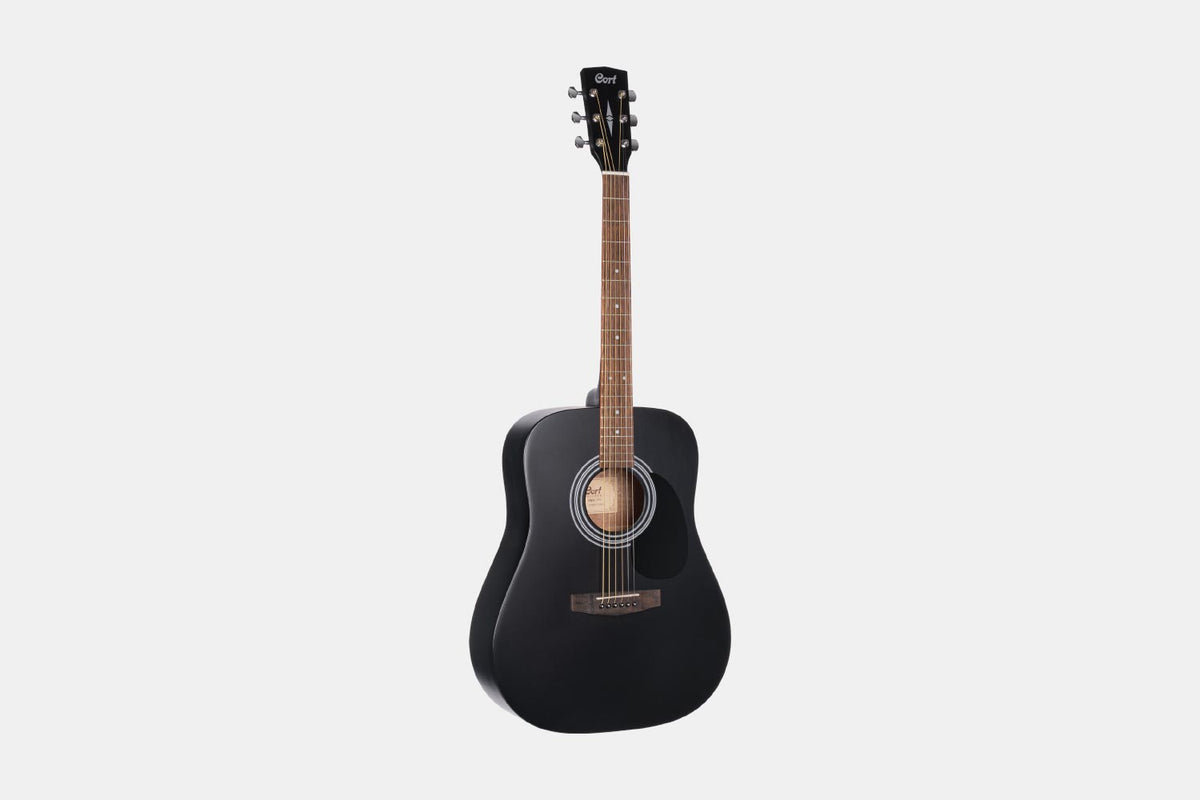 Cort AD810-BKS Western gitaar zijdeglans zwart