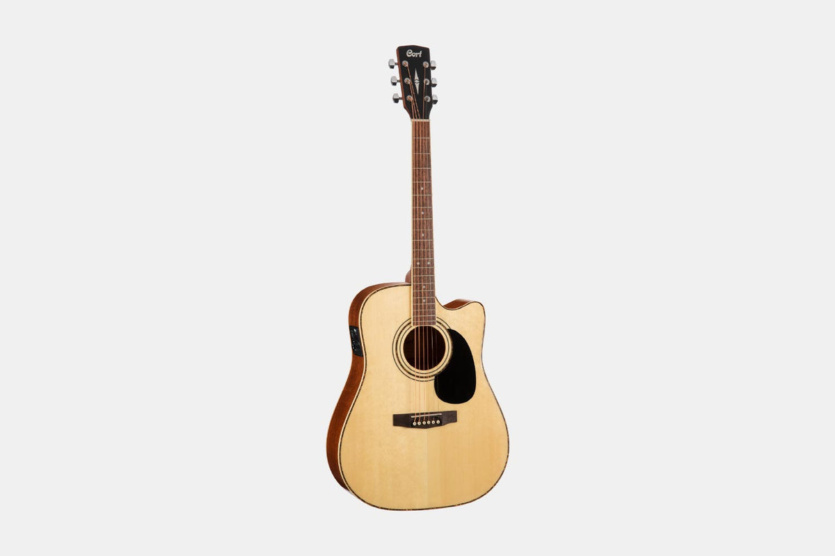 Cort AD880CE NS semi-akoestische Western gitaar Naturel Satin