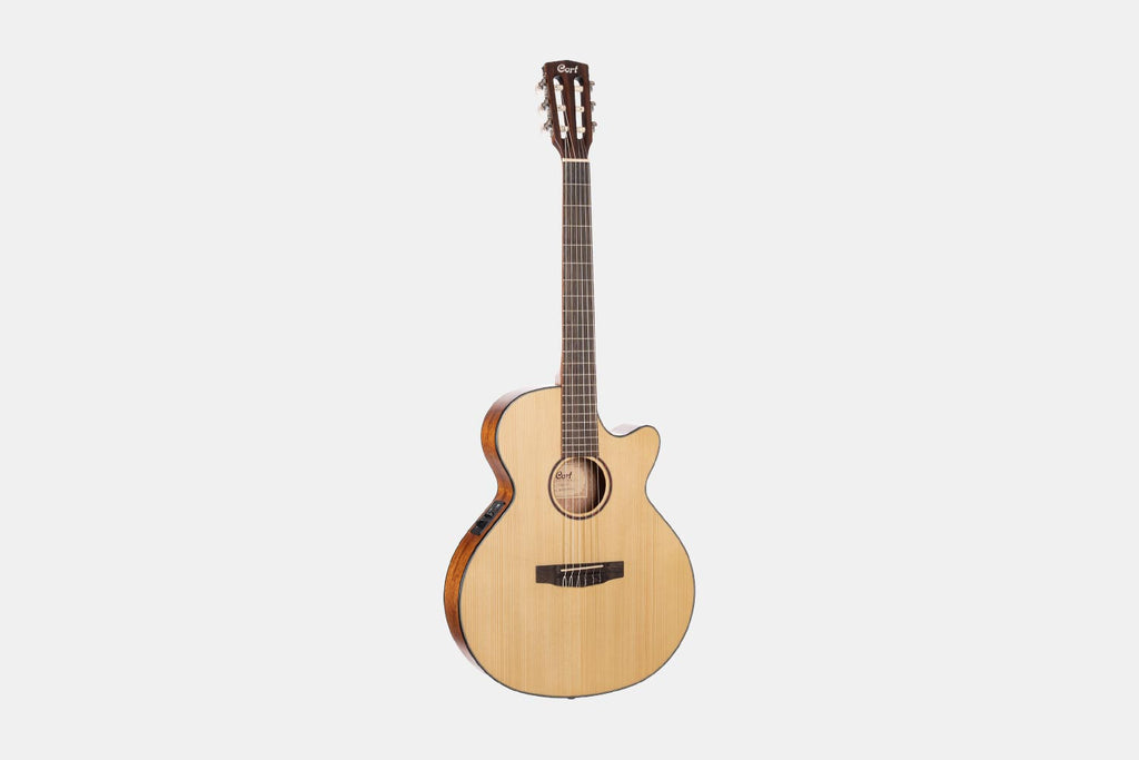 Cort CEC3 semi- akoestisch klassieke gitaar Naturel