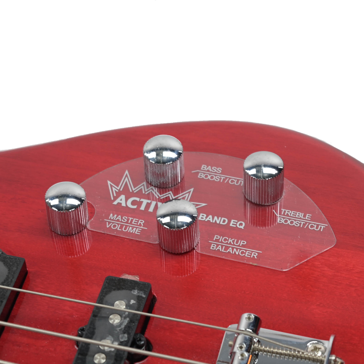 Cort Action Plus TR - Basgitaar Translucent Red Pre Owned