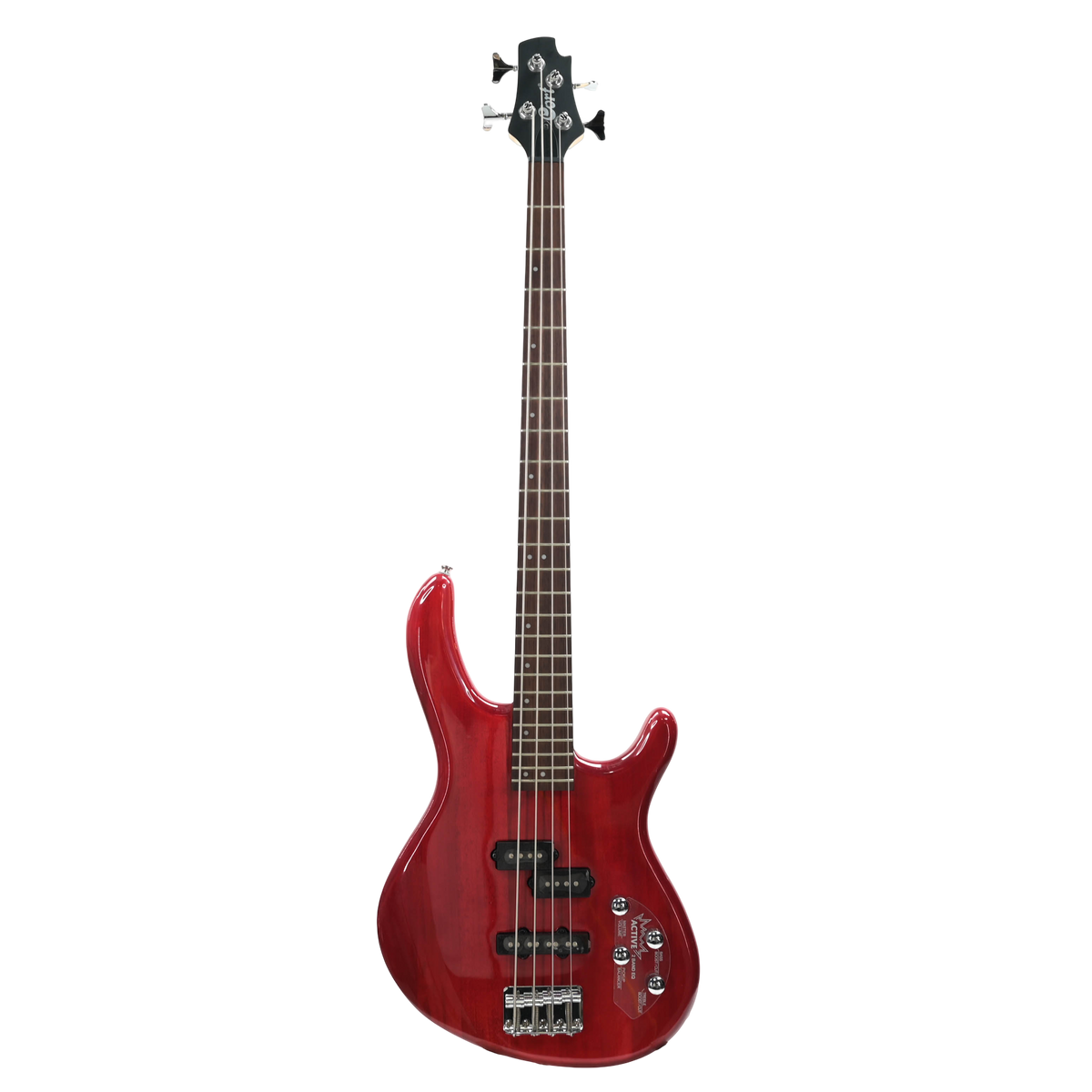 Cort Action Plus TR - Basgitaar Translucent Red Pre Owned