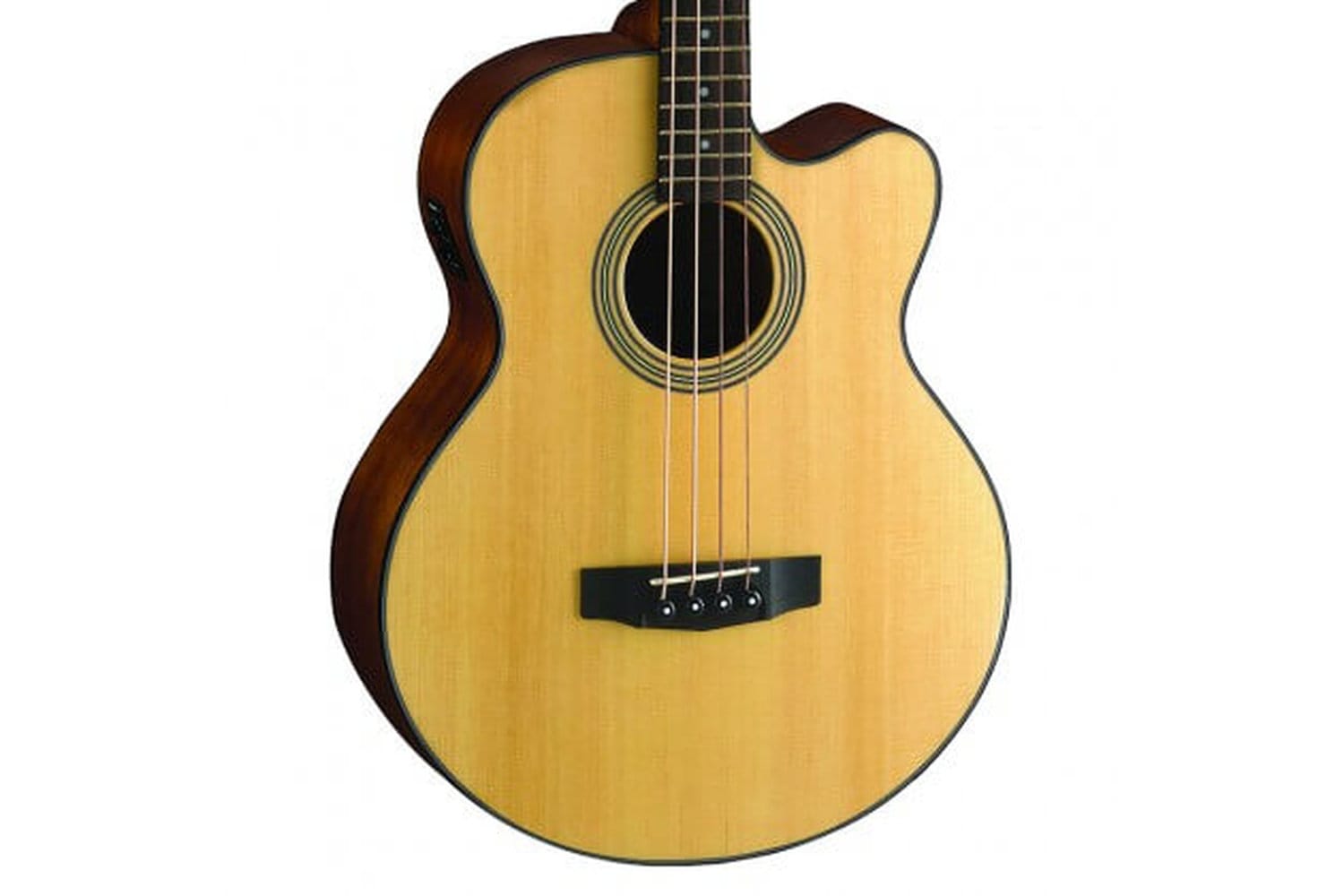 Cort SJB5F-NS Natural Satin Akoestische Basgitaar