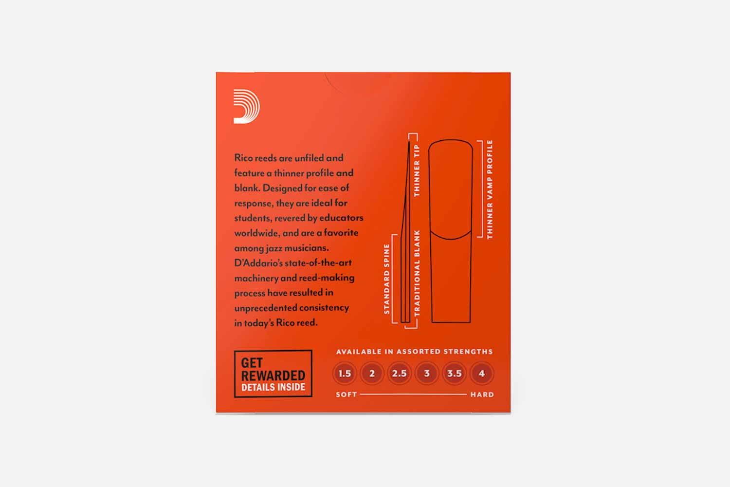 D'Addario Rico rieten voor Altsaxofoon (5436752986276)